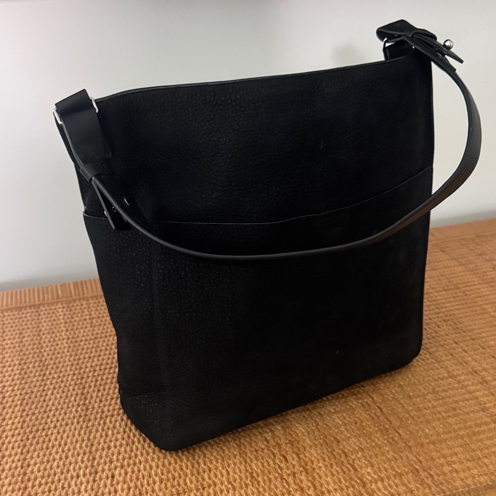 All Saints Black Leather Crossbody